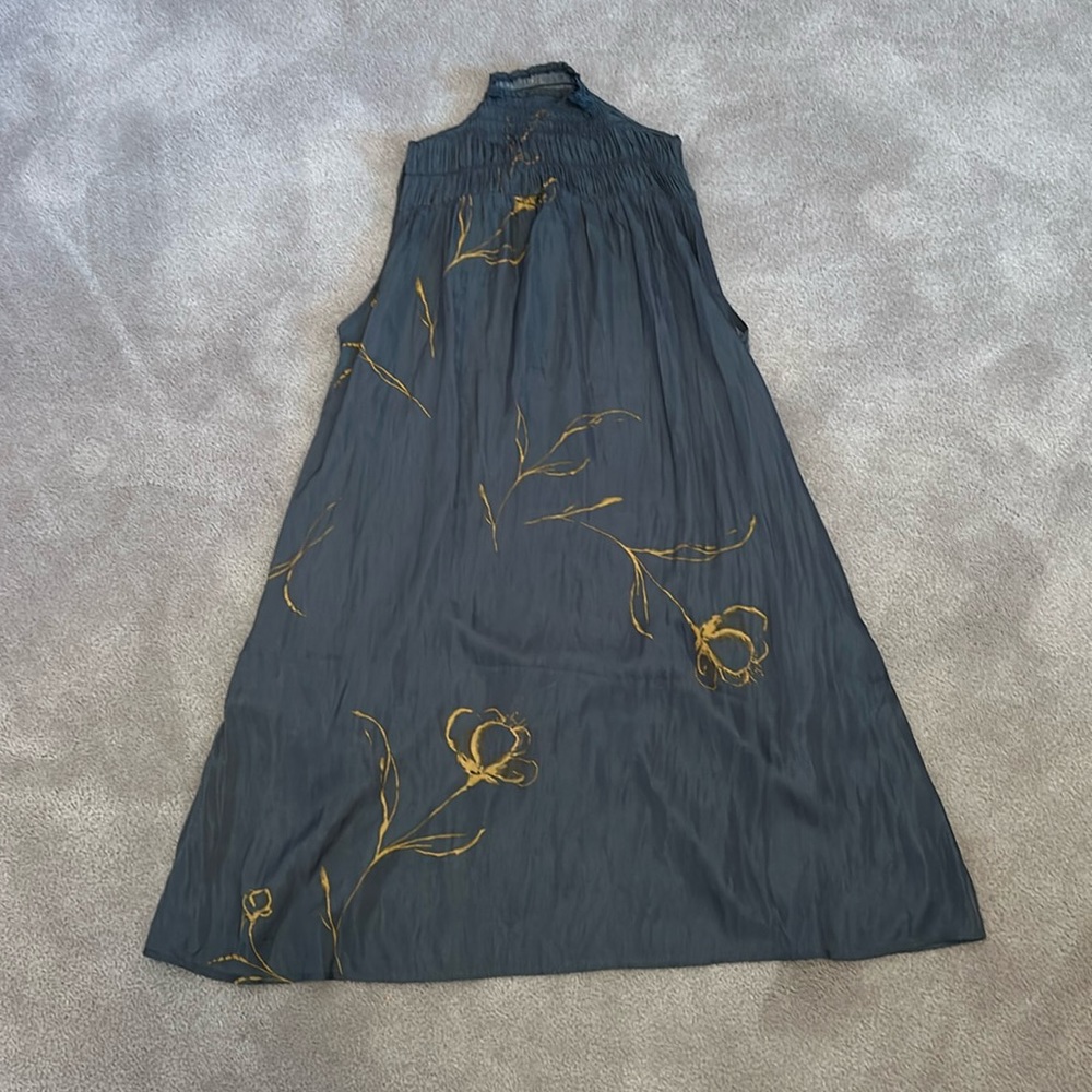 Turtleneck tank top babydoll dress with pockets size M